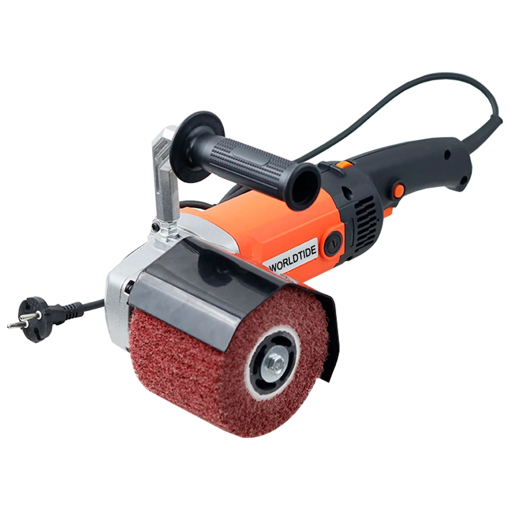 1400W Electric Burnishing Polishing Machine AU Plug Type Sander Set Handheld Electric Drawing Machine for Metal Stainless Steel