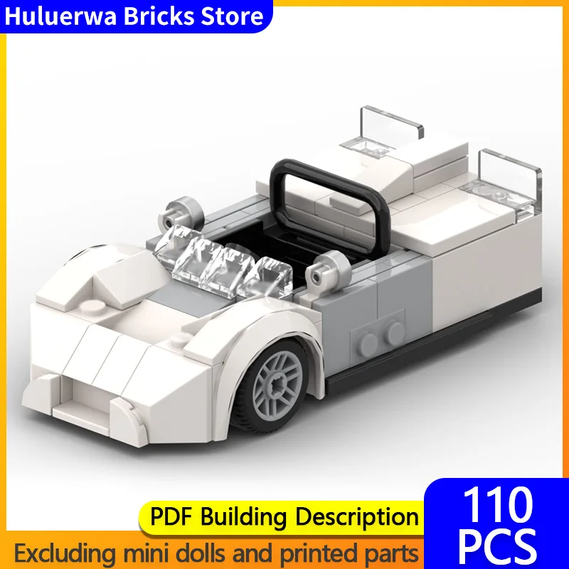 

Модель скоростного гоночного автомобиля MOC, строительные кирпичи, 2J, трансформируемый гоночный автомобиль, модульная технология, детские праздничные подарки, сборный игрушечный костюм