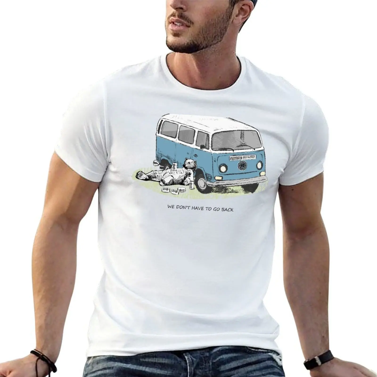 

LOST BEAR - DHARMA BEER T-Shirt t shirt men 100% cotton luxury brand essential t shirt man t shirt cotton high quality T-shirt