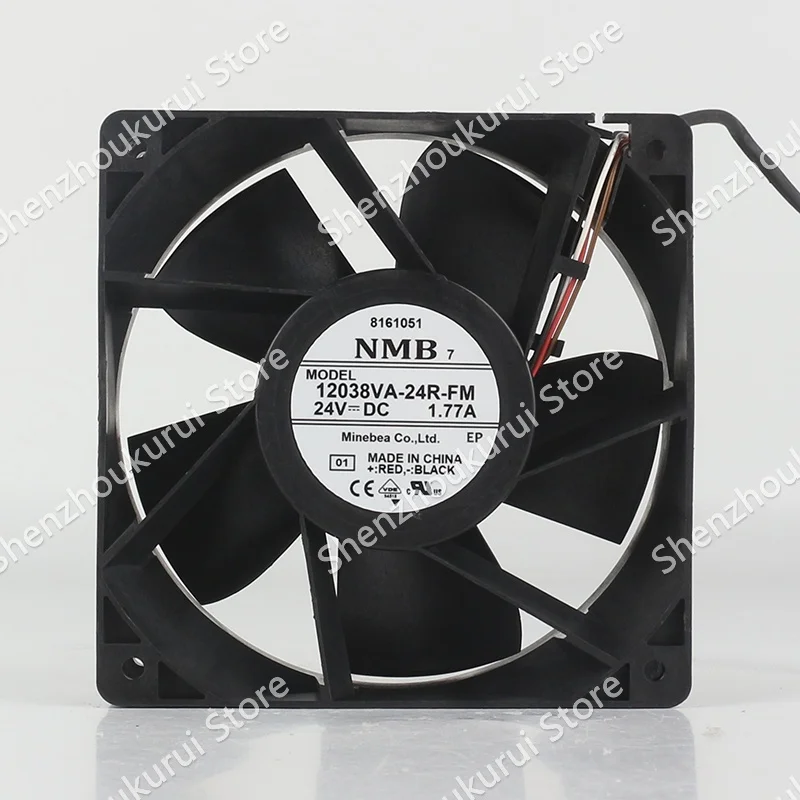 

Original NMB cooling fan 12038VA-24R-FM 12038 24V 1.77A 4-wire High airflow Variable frequency fan