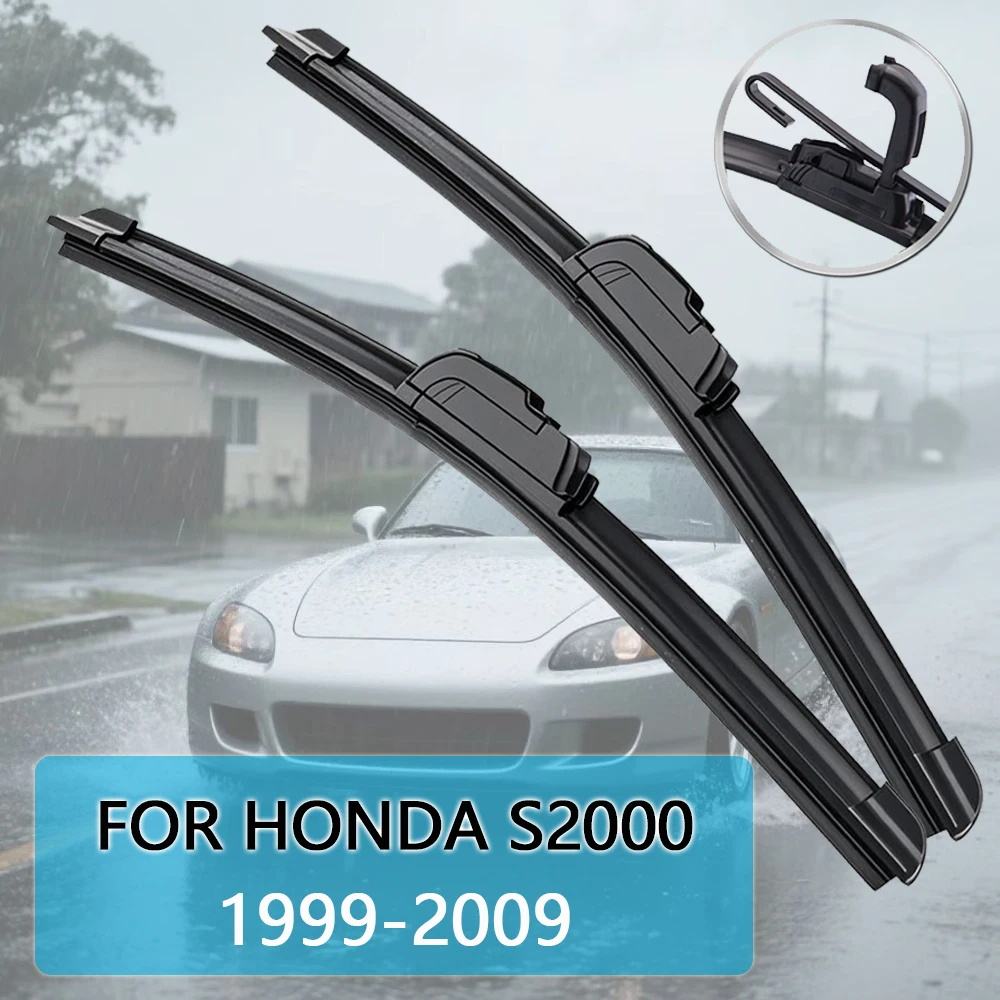 

For Honda S2000 1999-2009 20"+16" Car Wiper Blade Front Wipers Fit U Hook Arm Windscreen Auto Kosoo Wiper Blades