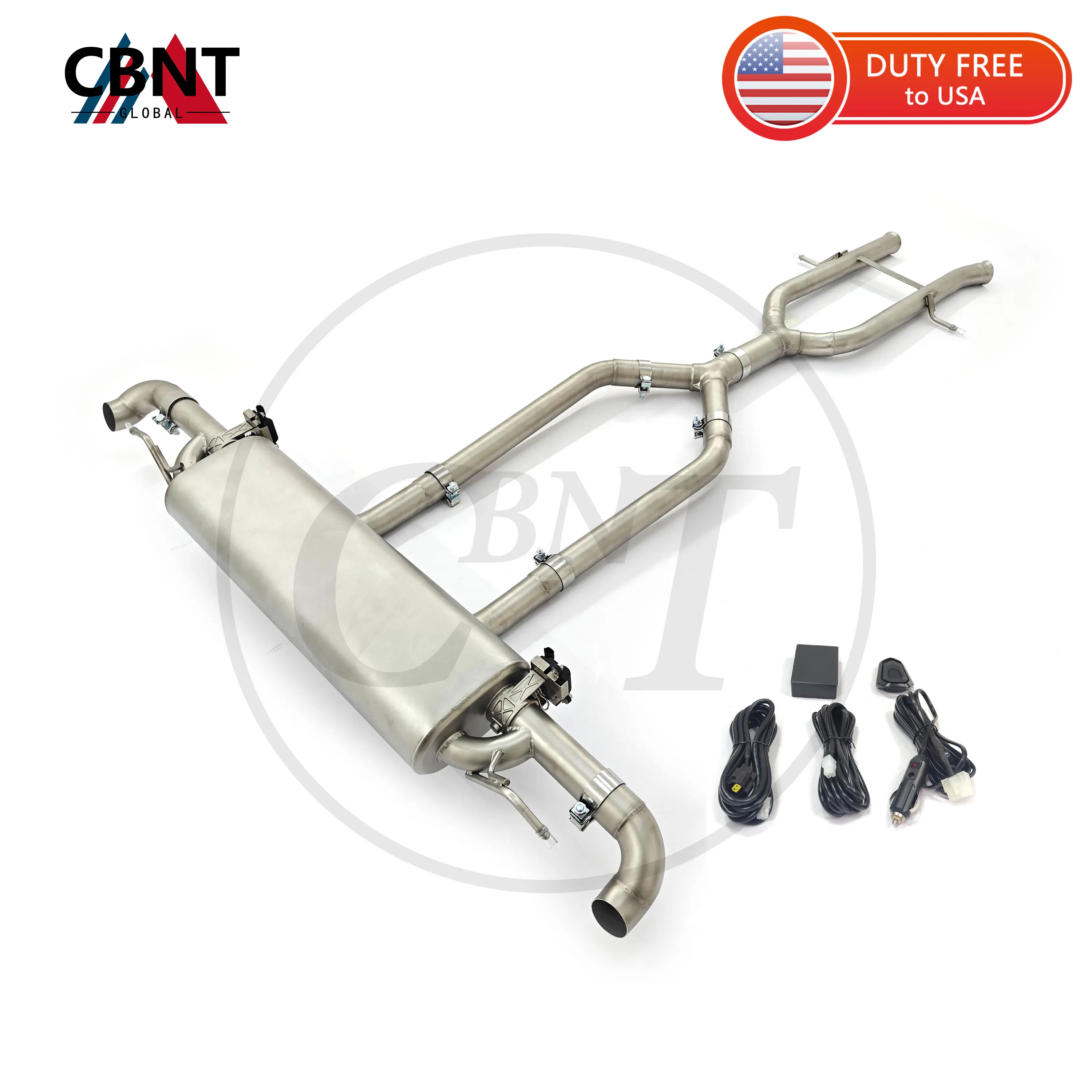 

CBNT Valved Catback Exhaust for Mercedes-Benz W166 ML350 ML400 High Quality SS304 Valvetronic Muffler Exhaust Systems