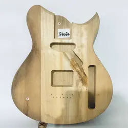 FB484 Mini Size Electric Guitar Body in Solid Basswood Tele Pickups Genuine Washburn TL Guitar DIY Replace USE