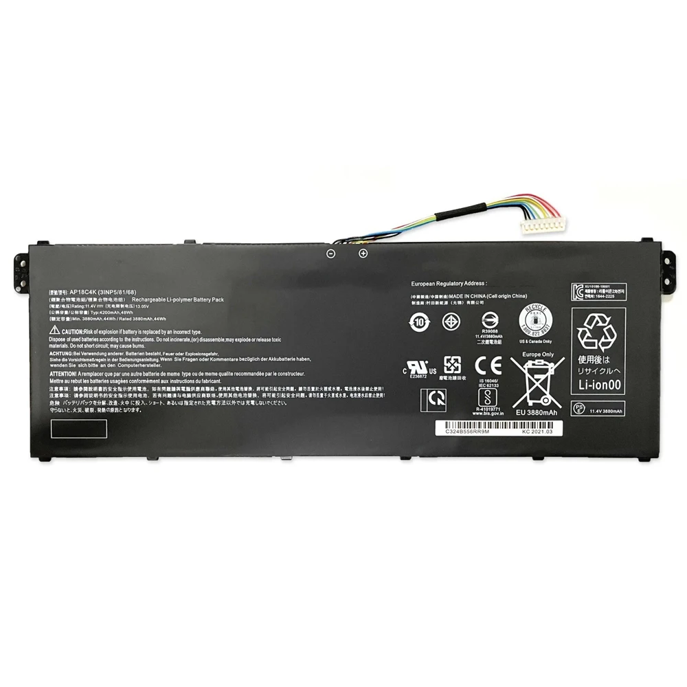 7XINbox AP18C4K 11.4V 48Wh 4200mAh Laptop Battery for Acer Aspire 5 A515-43 A515-44G A515-54G A515-43G SF314-57G SF314-57
