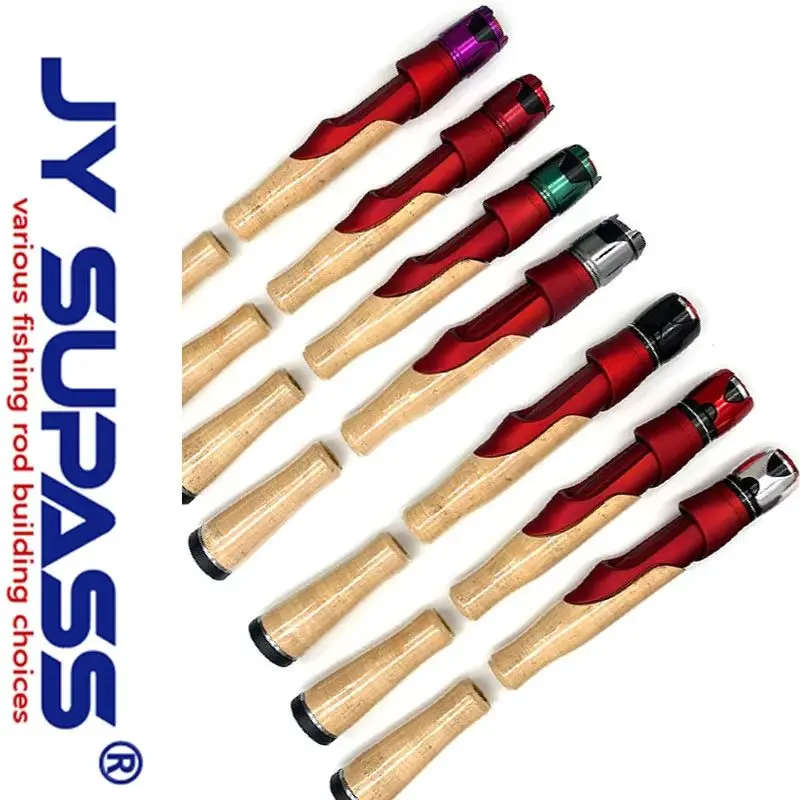 VSS-TK kit de construção de vara de pesca mais vendido assento de carretel giratório vara de pesca alça de cortiça diy reparação vara de pesca