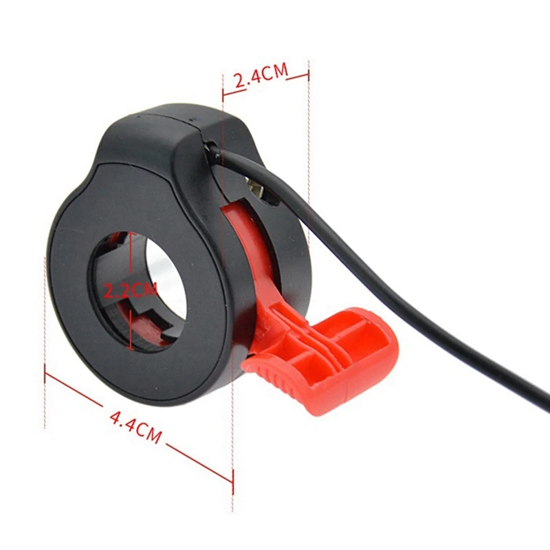 Electric Scooter Finger Throttle Booster Hall Sensor Electric Bike Thumb Throttle Universal E-Bike Accelerator Grip