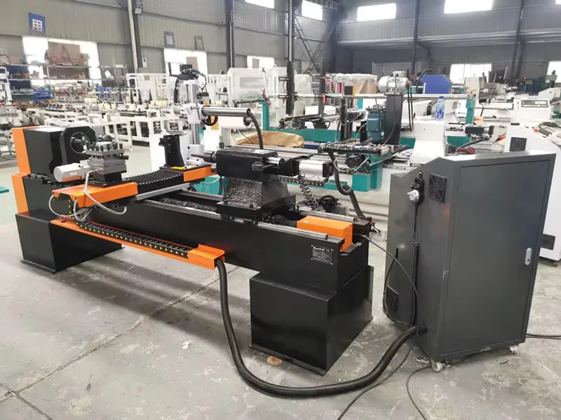 Torno de madeira CNC automático Ca-1530 com sistema de controle profissional de 4 eixos