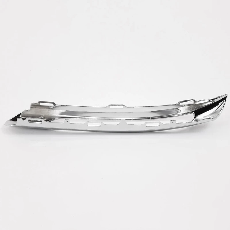 L+R Front Bumper Fog Lamp Chrome Cover Parts 2128852174 2128852274 For Mercedes-Benz W212 AMG 2010-2013 Day Running Light Trim