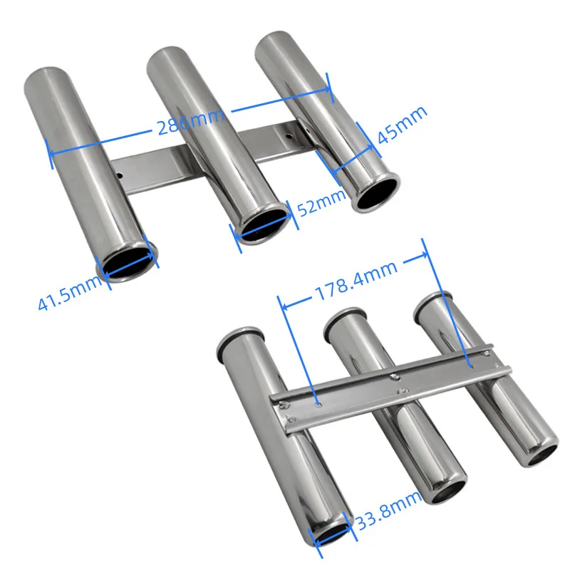 

yacht fishing trolling bracket, f Stainless steel rod holder 3456 joint holder,