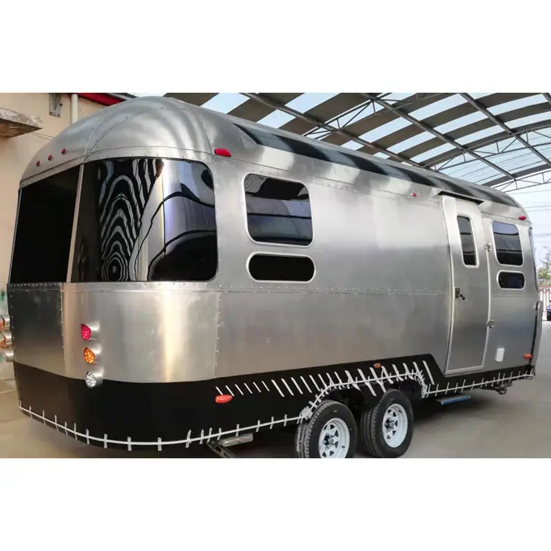 Изготовленный на заказ мобильный прицеп для кофе, прицепы для грузовиков быстрого питания, полностью оборудованная тележка для еды с кофейным мороженым и колесами на продажу