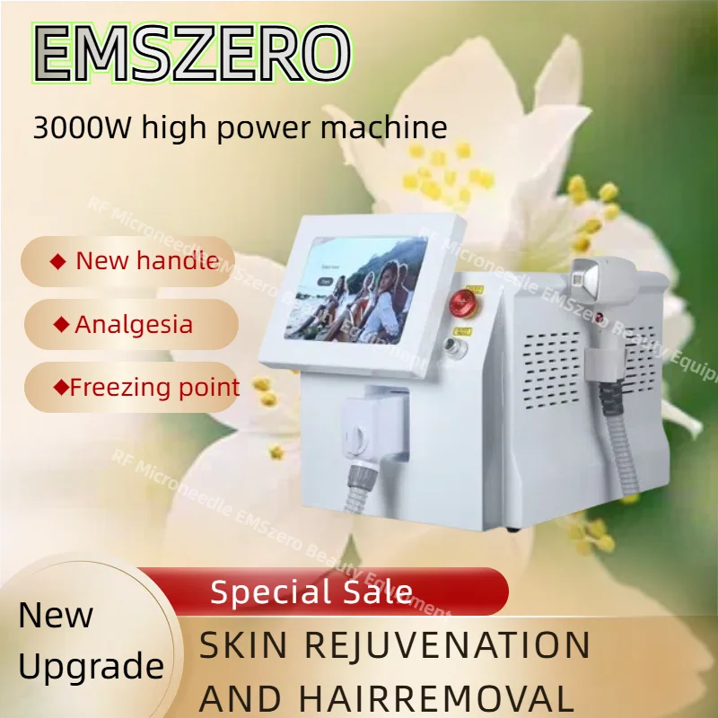 Factory Price 3000W Laser Ice Platinum Triple Wavelength 755 808 1064 Ice Diode Laser effective Hair Removal Machine