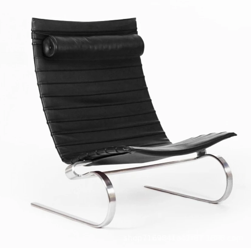 PK20 recliner, casual single chair, simple adult leather art balcony lunch break chair