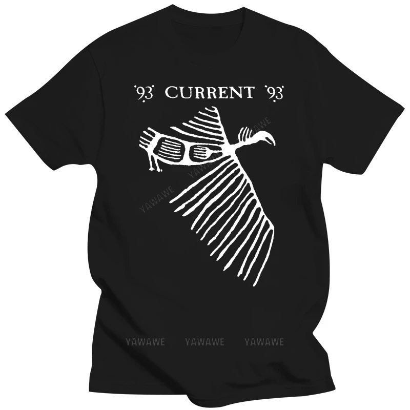 Black t shirt for brand tee-shirt Vintage T-Shirt Current 93 Reprint Size S - 5XL fashion print tshirts casual style tee shirt