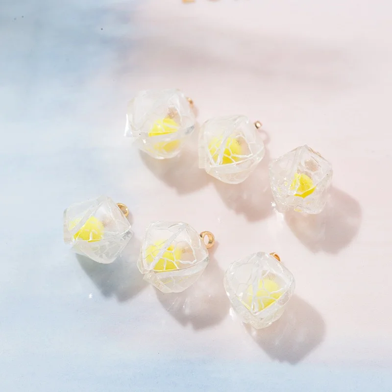 

Летний стиль, 50 шт./лот, цветной принт, мультяшные цветы, акриловые бусины ручной работы, ювелирные изделия своими руками, аксессуары для одежды