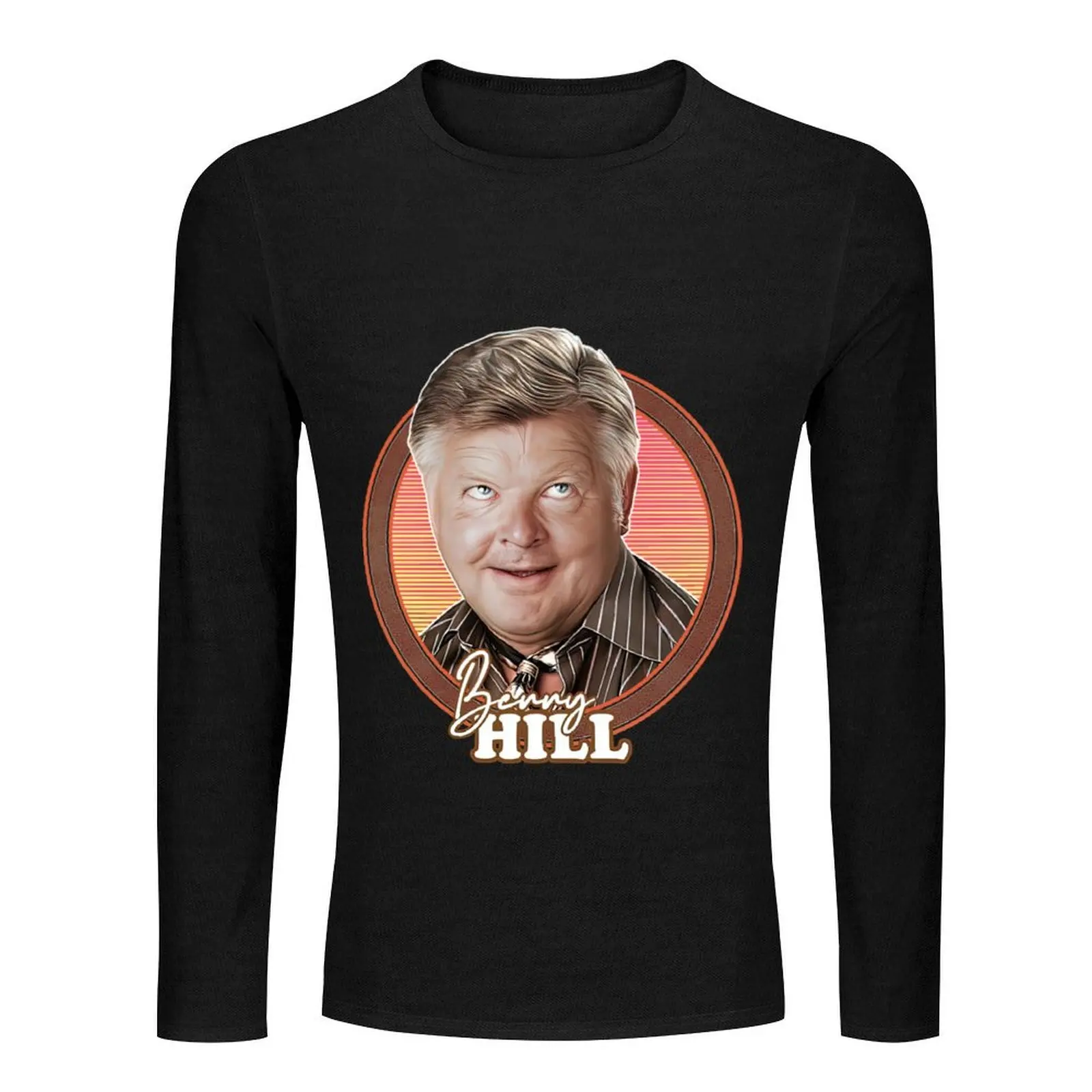 Benny Hill 70s Retro Fan Long T-Shirt T-shirt for a boy kawaii clothes mens t shirt graphic