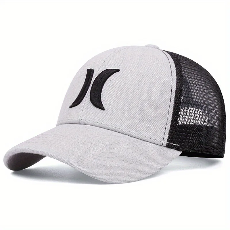 Gorra de béisbol bordada para hombres y mujeres, gorra de béisbol informal para parejas al aire libre, gorra de pato bordada con letras, moda para hombres y mujeres