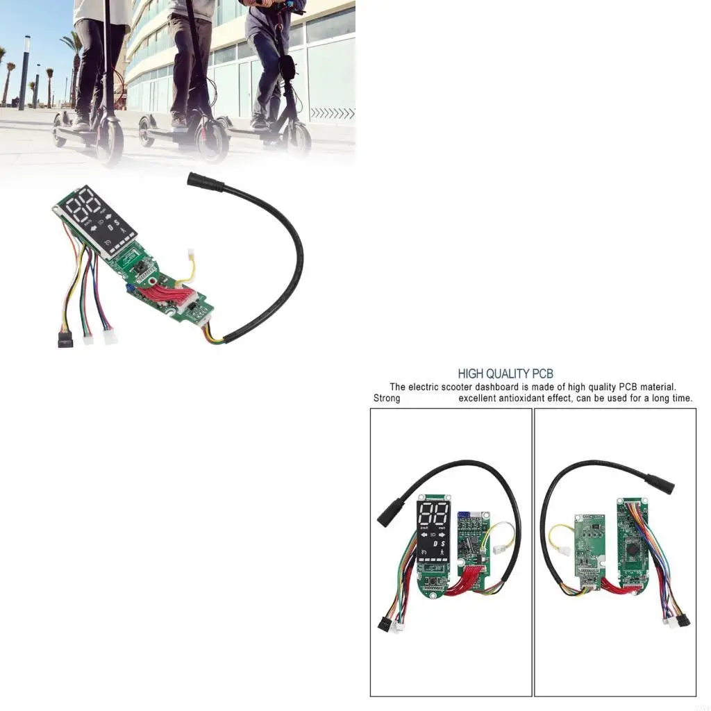 Scooter Dashboard Instrument Panel With Mileage Display Impact Resistant Design X37F
