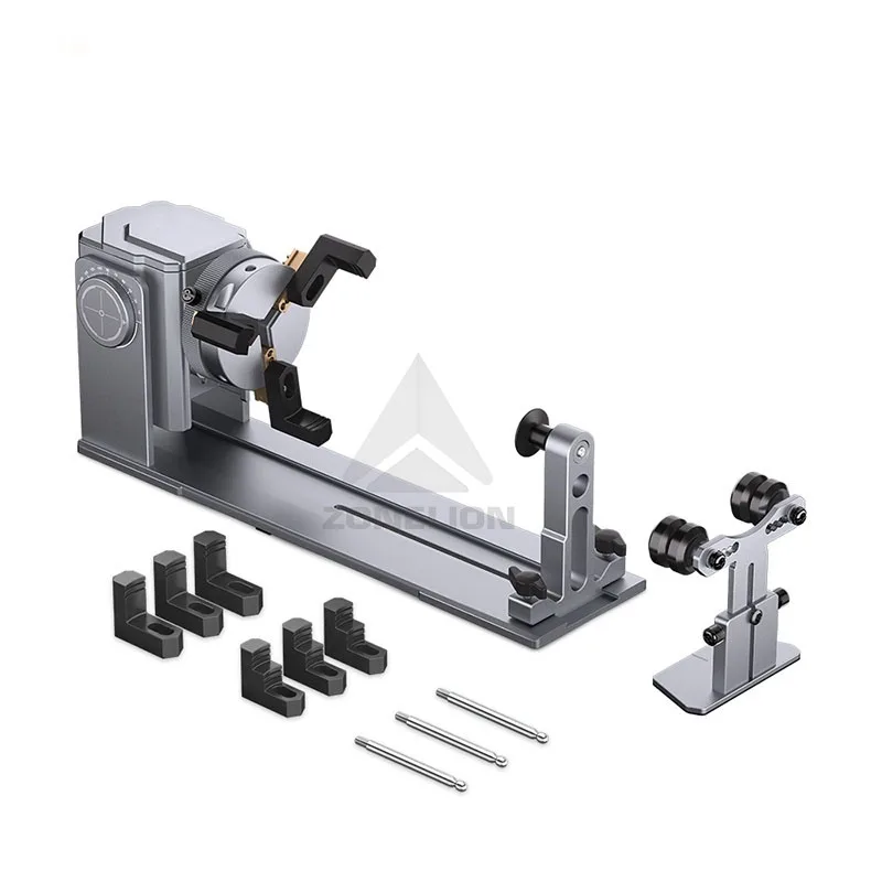 Atomstack multifuncional 4 em 1 tambor acessórios para máquina de gravação a laser para escultura de objetos circulares