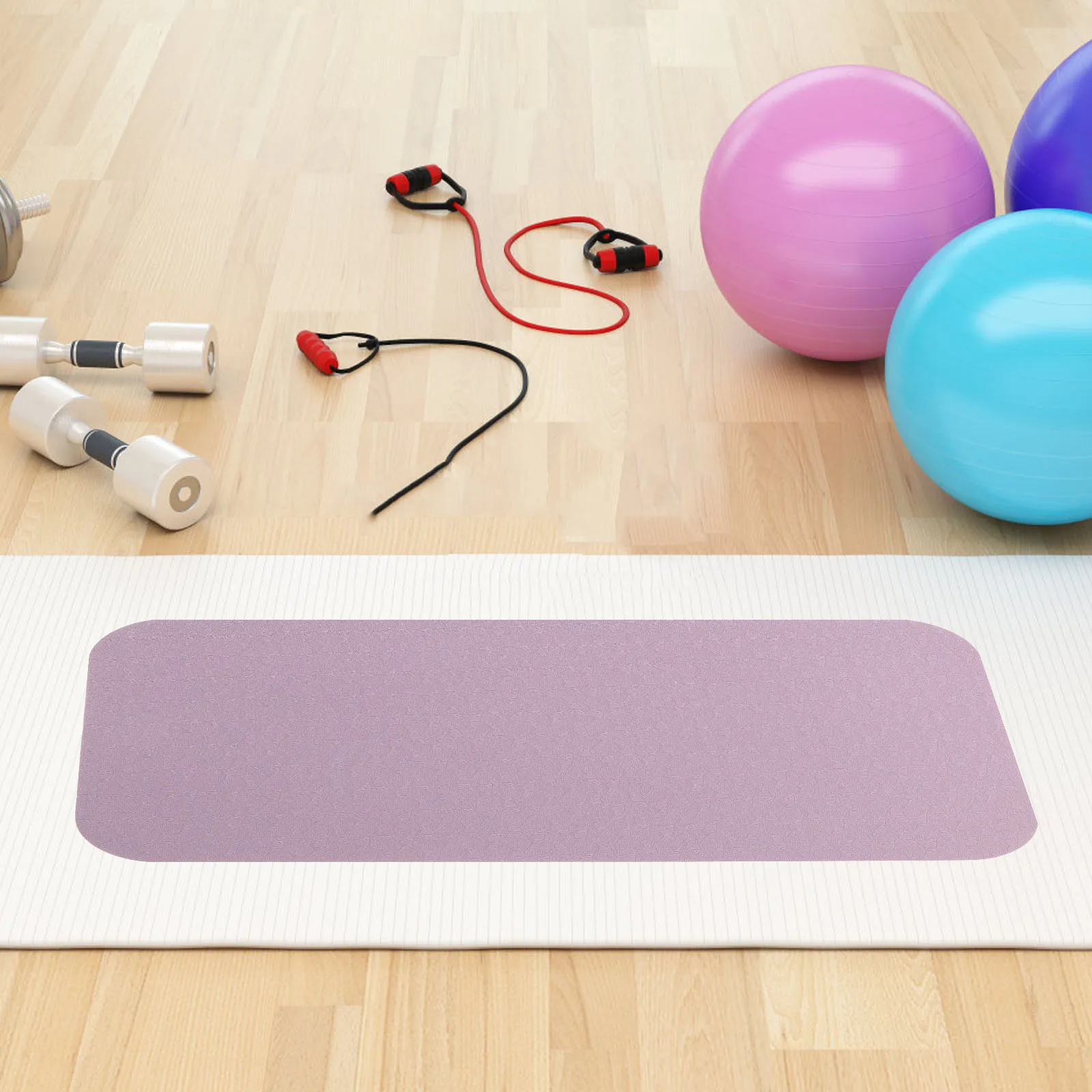

2 Pcs Abdominal Wheel Mat Knee Pad Comfortable Yoga Pads Fitness Cushion Kneeling