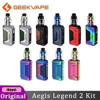 Geekvape Aegis Legend 2 Kit 200W Box MOD Vape L200 leaps and Z Subohm 2021 Tank Fit Z Series Coil Electronic Cigarette Vaporizer