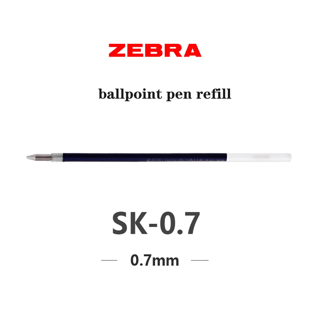 10pcs Japan ZEBRA Ballpoint Pen Refills SK-0.7 Multifunctional Four-color Gel Pen Core for B4SA1/B4A3/B4SA3 Stationery Pens