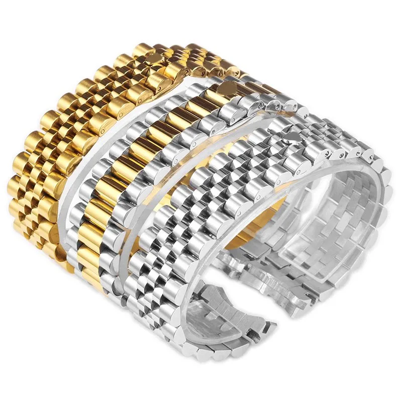 

Solid Stainless Steel Watch Accessories Band For Rolex DATEJUST DAY-DATE OYSTERPERTUAL DATE 904L Watch Bracelet 17mm 20mm 21mm