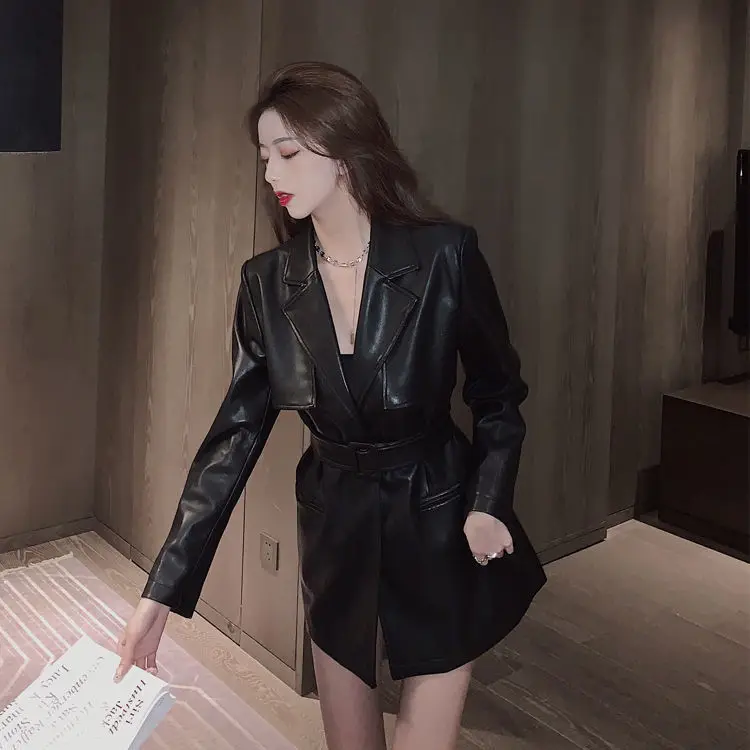 معطف واق من المطر بأزرار على ملابس نسائية علوية، بطانة فوق الركبة، مبطنة بالقطن، مضادة للأشعة فوق البنفسجية، واقية من الشمس #4