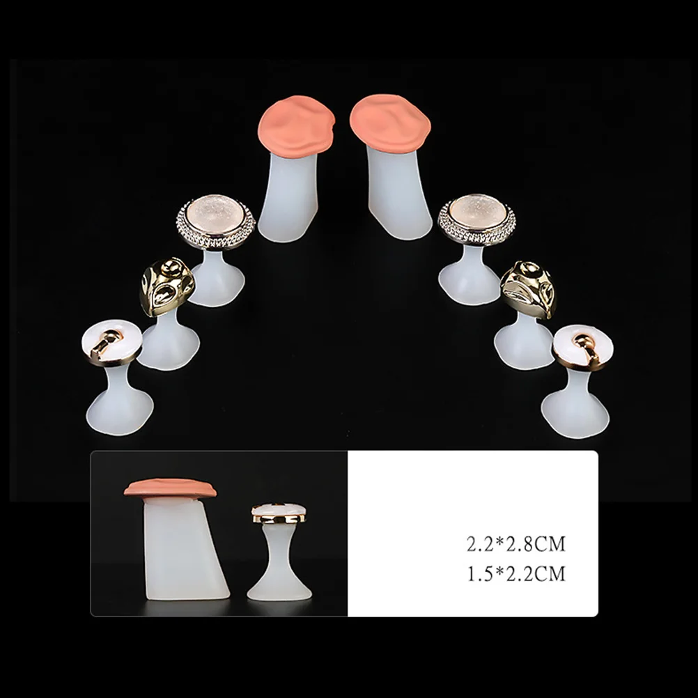 

Finger Splitter Silicone Nail Spacers Japanese Durable Flexible Cute Flower Design Perfect for Nail Art Manicure Home Salon Use