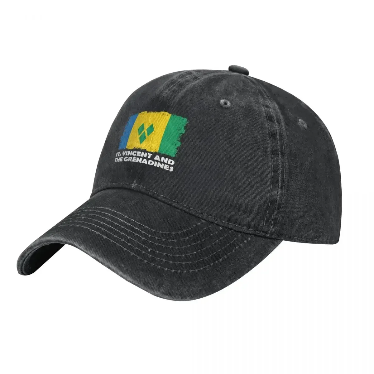 

St Vincent and the Grenadines National Flag Distress Baseball Cap Trucker Cap Dropshipping Big Size Hat Hats For Women Men's