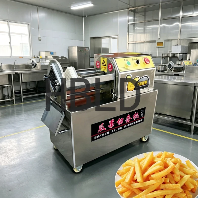 Commercial Electric French Fries Extruder Fully Automatic Potato Carrot Vegetable Shredder for Kitchen Restaurant