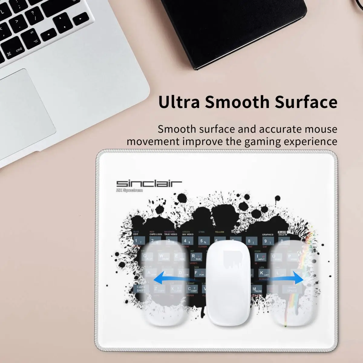 Ретро игровой арт-ZX Spectrum коврик для мыши компьютерная клавиатура коврик для мыши игровой коврик для ноутбука коврик для офисного стола коврики