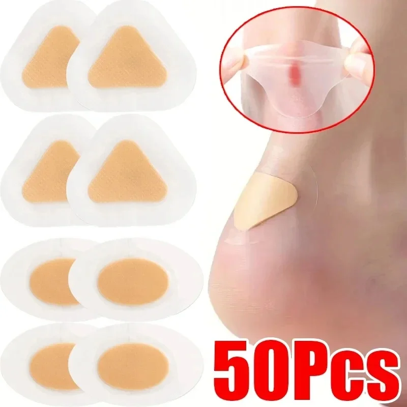 10/30/50pcs Soft Gel Heel Protector Foot Patches Adhesive High Heel Blister Bandage Pad Shoes Sticker Pain Relief Plaster Patch