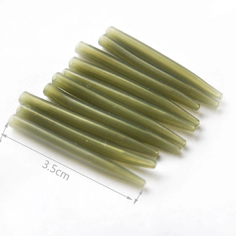 

40PCS Carp Fishing Accessories Lead Clip Quick Change Tail Rubber Anti Tangle Sleeves for Carp Rigs Coarse Fishing Tackle