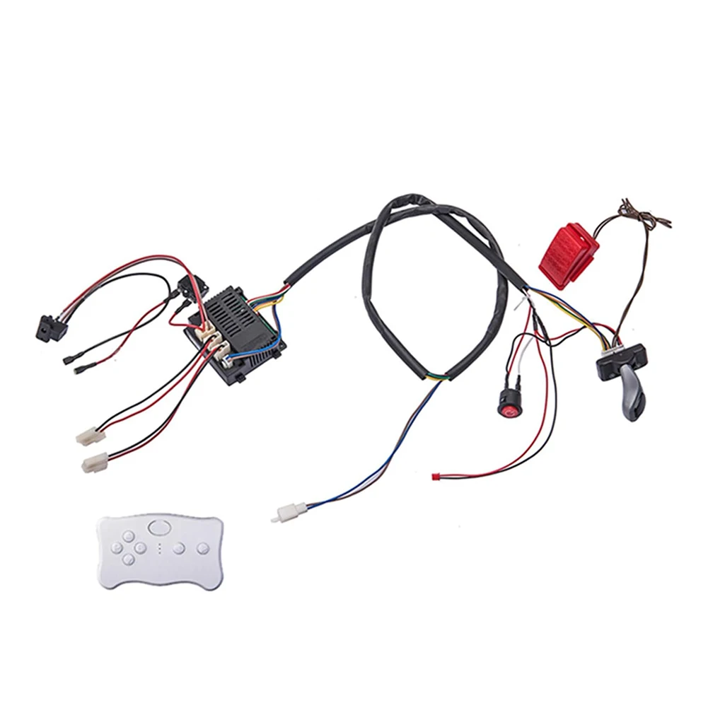 12V Electric Car Wiring Harness Remote Control Circuit Board Switch Kit For Ride On Toy Vehicle Modification Parts Accessory