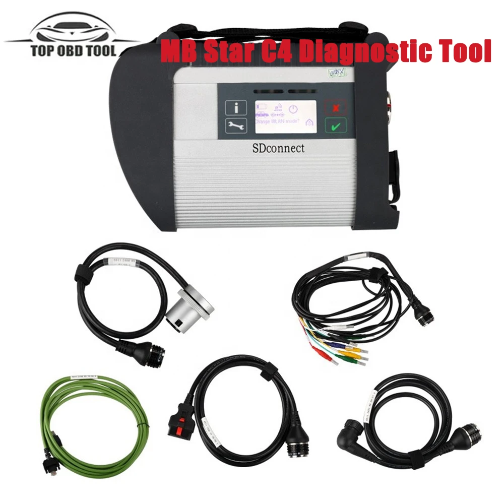 

A+++ MB STAR C4 Auto Diagnostic Tool Full Chip 12V/24V With WiFi Multiplexer Star C4 Diop Full Set Car Truck Scanner For Ben-z