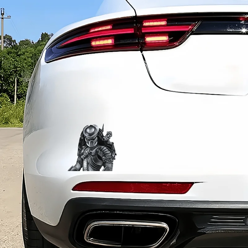 

Predator Armored Vinyl Decal, 5 Inch, Matte Finish, Irregular Shape, Self Adhesive, Single Use, Suitable for Glass and Metal