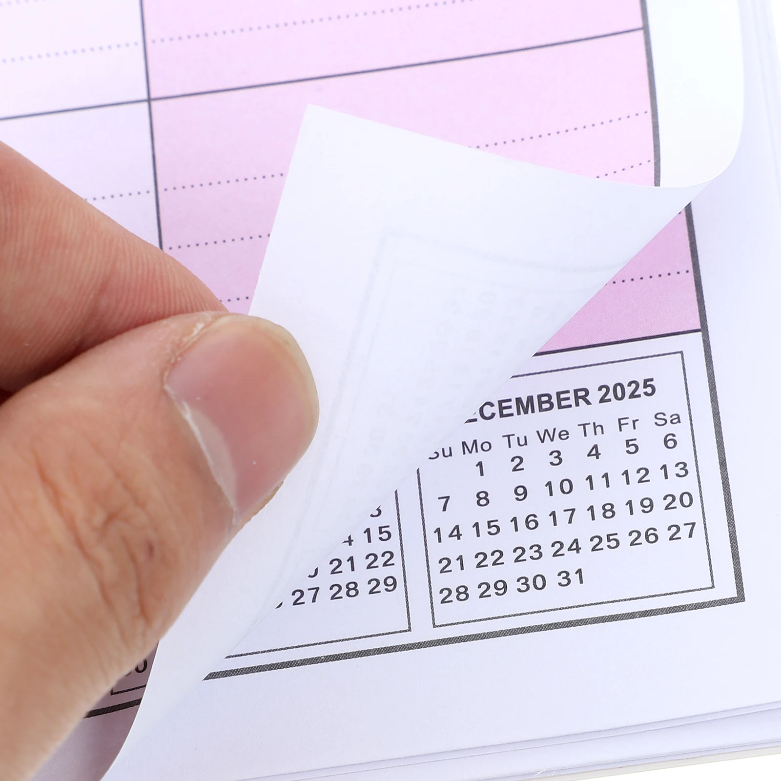 تقويم معلق على الحائط، مخطط شهري، ربط حلزوني، تصميم عمودي، عطلات، مكتب عائلي، منزل، جمالي، فليب سنوي #2