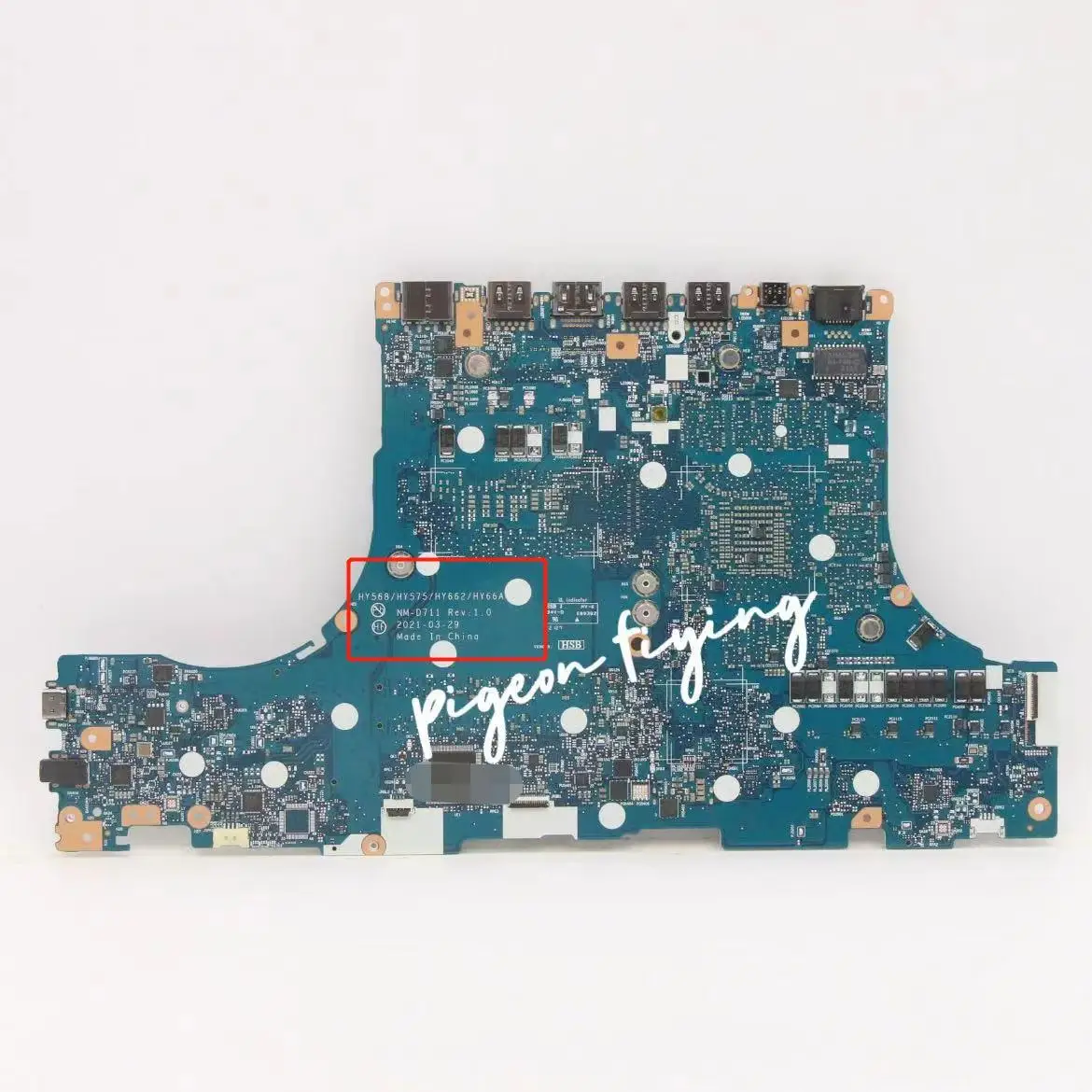 NM-D711 Mainboard for Lenovo Legion 5-15ITH6H Laptop Motherboard CPU:I7-11800H SRKT3 GPU:RTX3070 8G FRU:5B21C75314 Test OK