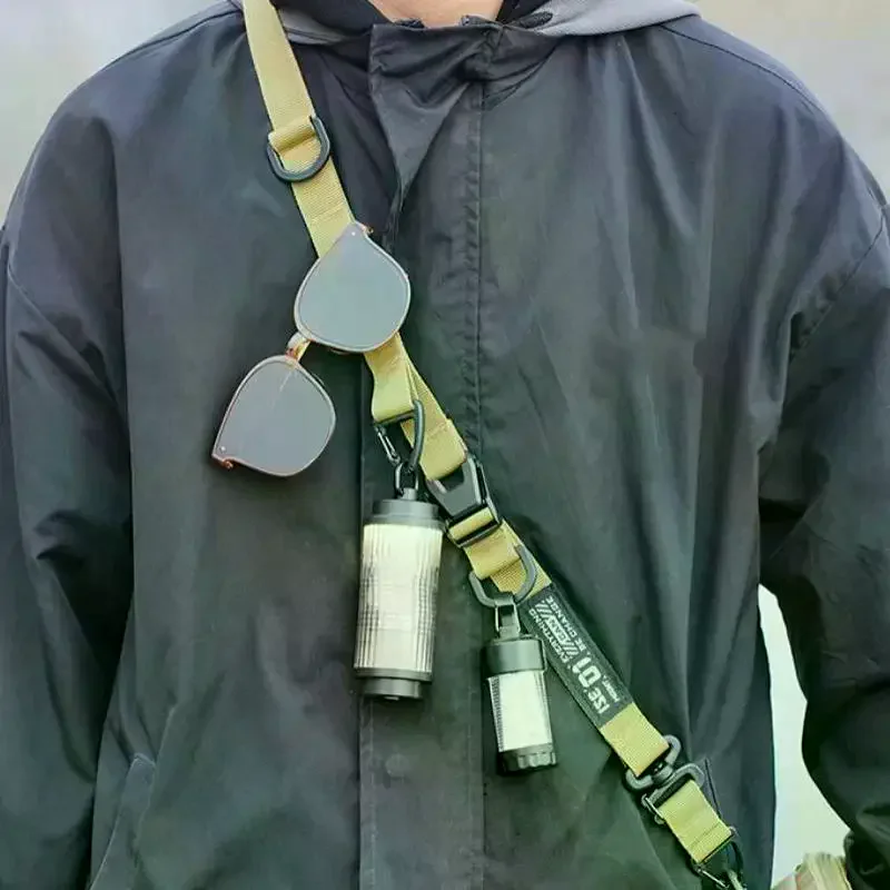 /HTF/Outdoor Camping Quick Release Bag Strap With Hanging Ring Multifunction Adjustable Crossbody Strap