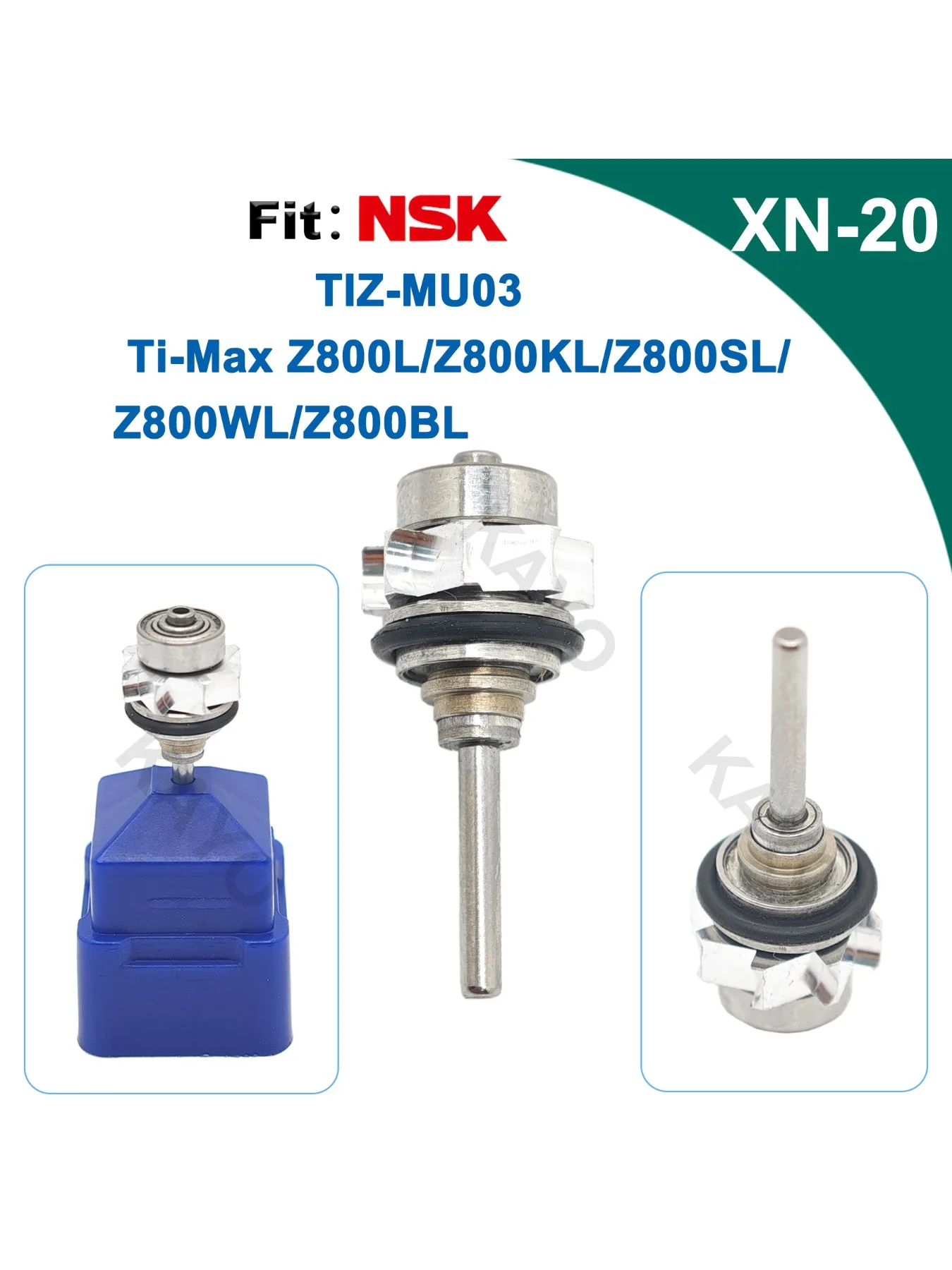 

NSK Ti-Max Z800 Series Compatible Dental High-Speed Handpiece Turbine Cartridge Rotor (TIZ-MU03) for Dental Clinics Lab Tools