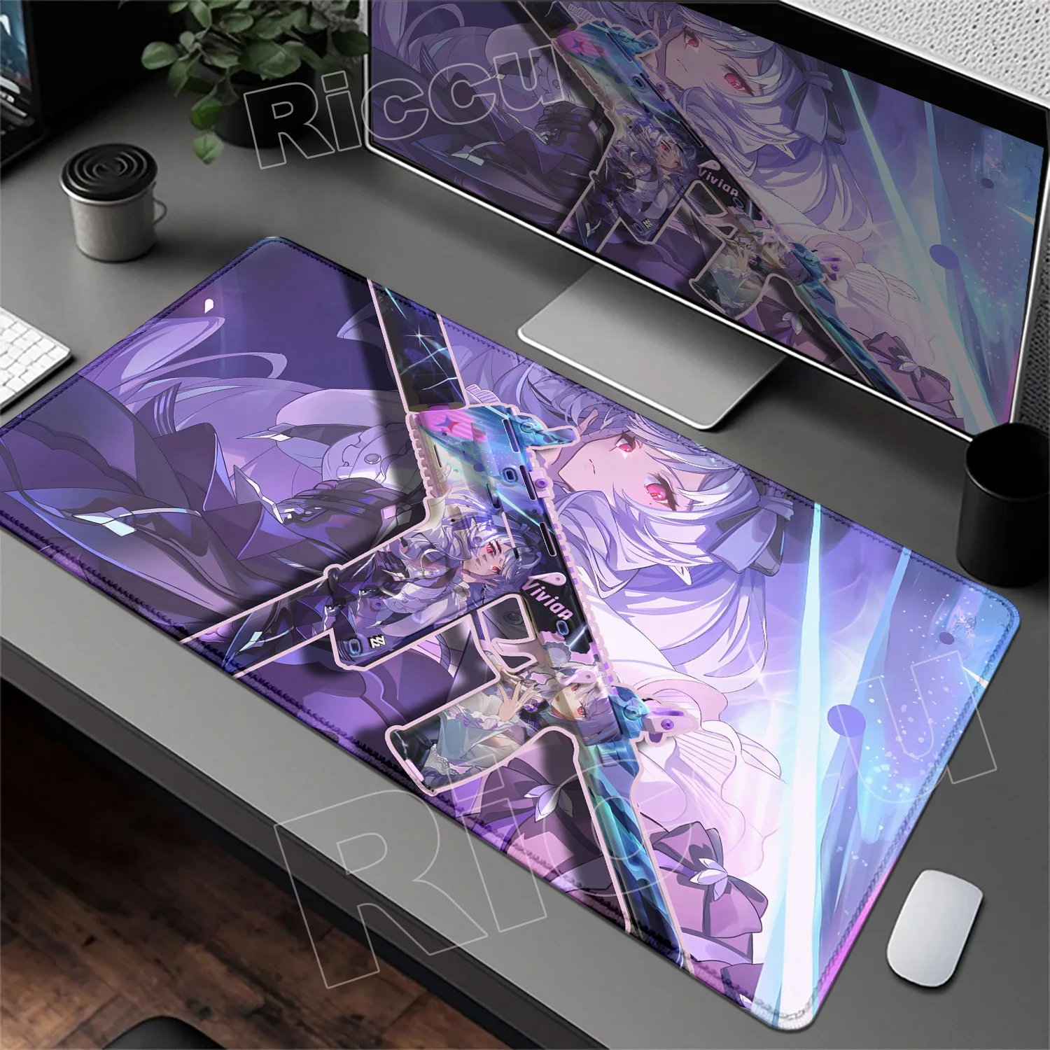 

Zenless Zone Zero ZZZ Vivian Hoshimi Miyabi Mousepad 900x400mm Large Mouse PC Game Keyboard Rubber Anti-Slip XXL Anime Mice Mat