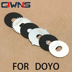 Discharge Force Alarm For DOYO Fishing Wheel Drag Clicker Drum wheel Brake Carbon Fiber Metal Soft Sound Gasket Accessories