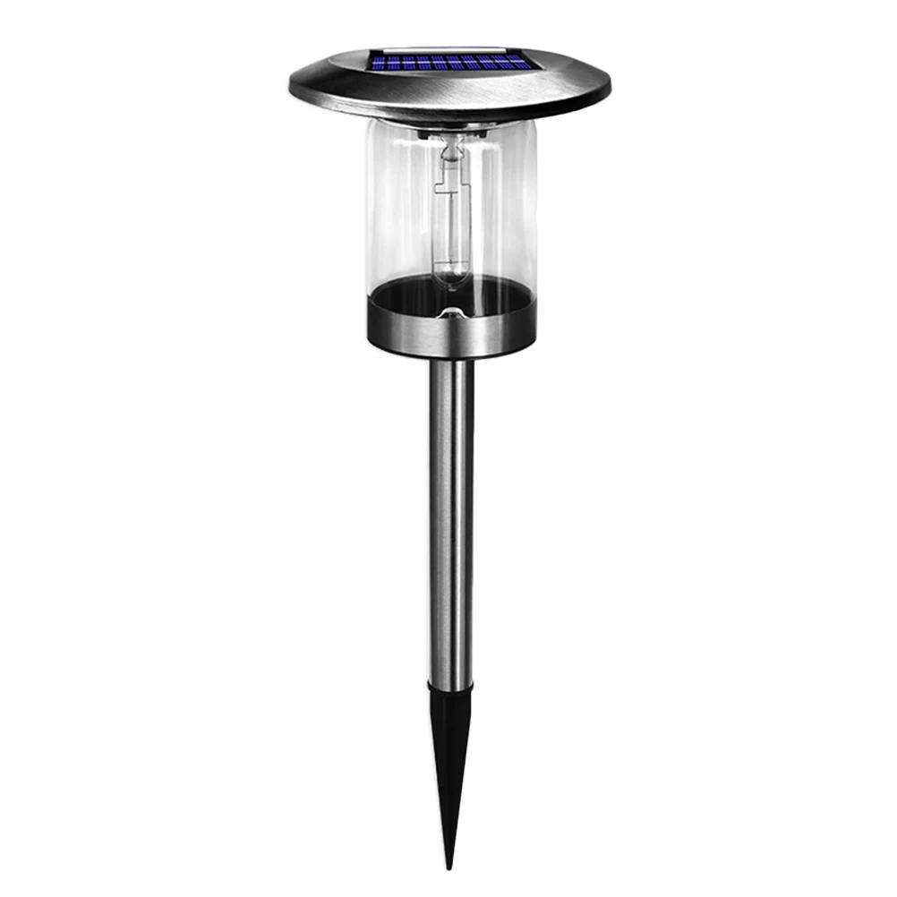 

Solar Outdoor Light, Pvc Lamp Shade Bright Lighting, Polycrystalline Silicon Panel Fast Charging, Stainless Steel Pole