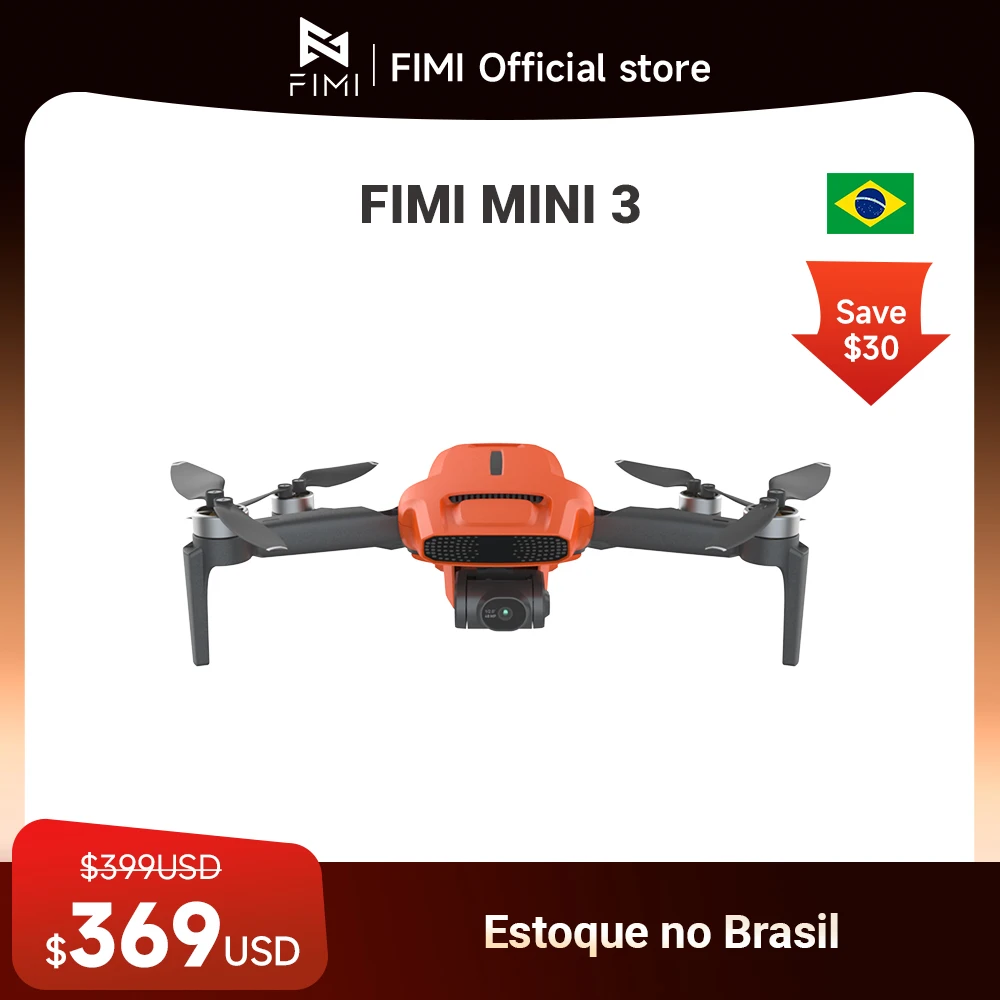 Fimi mini 3 nova câmera drone 249g 4k 60fps ai super noite vídeo 9km distância de vôo 1/2 polegada 48mp sensor mini pro drone
