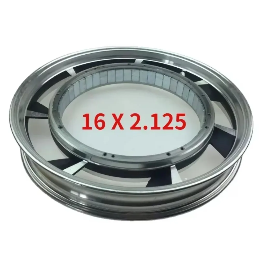 16x2.125 320mmx205mm Electric Car Rear Aluminum Ring Brushless Motor Outer Ring 14/ 16 / 18 Inch Rear Wheel Hub with A Magnet