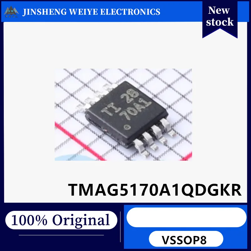 

5/20 pieces Original Genuine TMAG5170A1QDGKR 70A1 VSSOP-8 Linear 3D Hall Effect Sensor Chip New Stock
