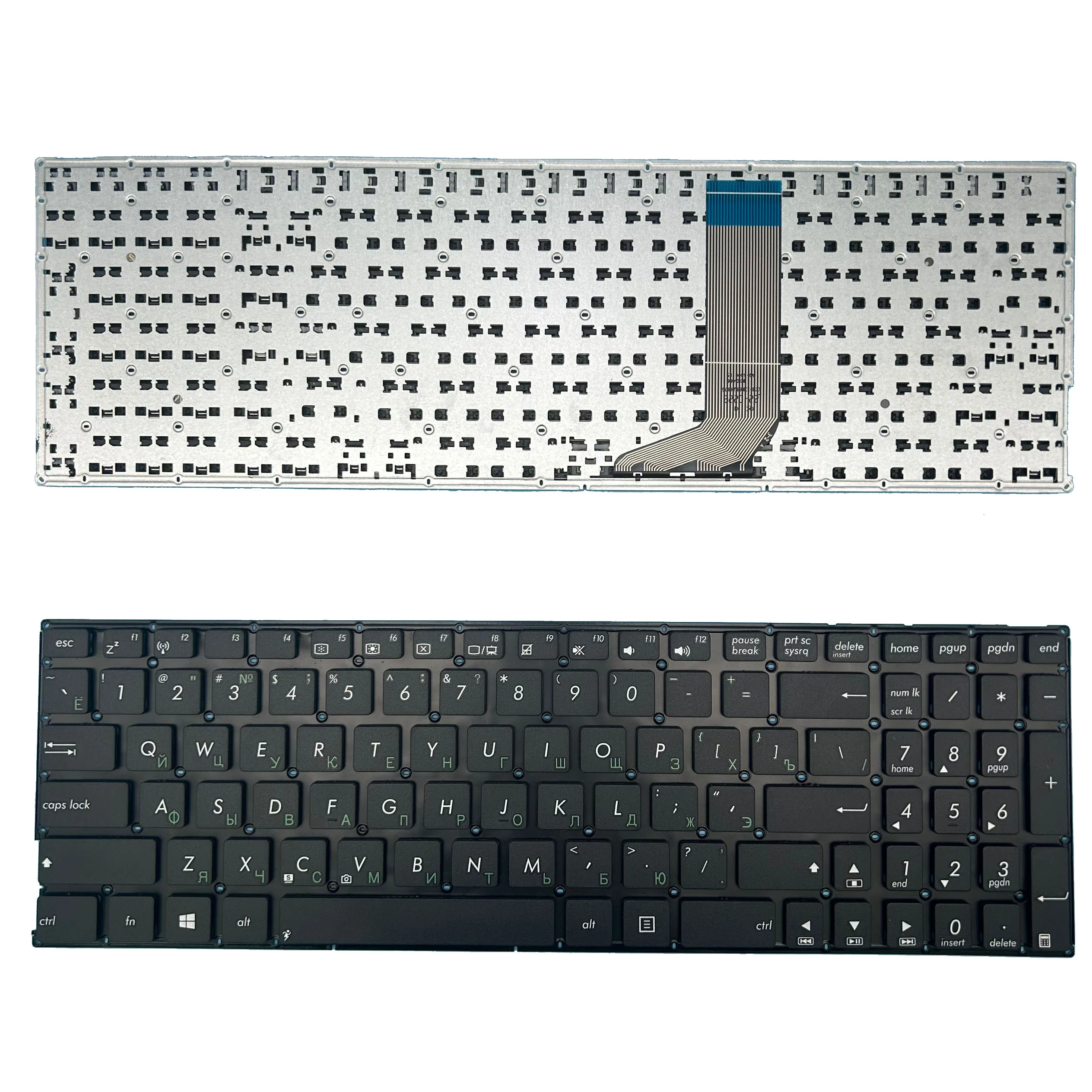 Nowa klawiatura SP/RU do ASUS X556 X556U X556UA X556UB X556UF X556UJ X556UR X556UV X756U R558 R558U R558UA R558UB R558UF R558UJ — zdjęcie 2