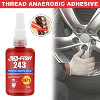 Anti-loosening Locking Adhesive Sealant 50ml 243 Thread Lock Blue Bolt Stud Fast Fix Screw Glue Nut Compound