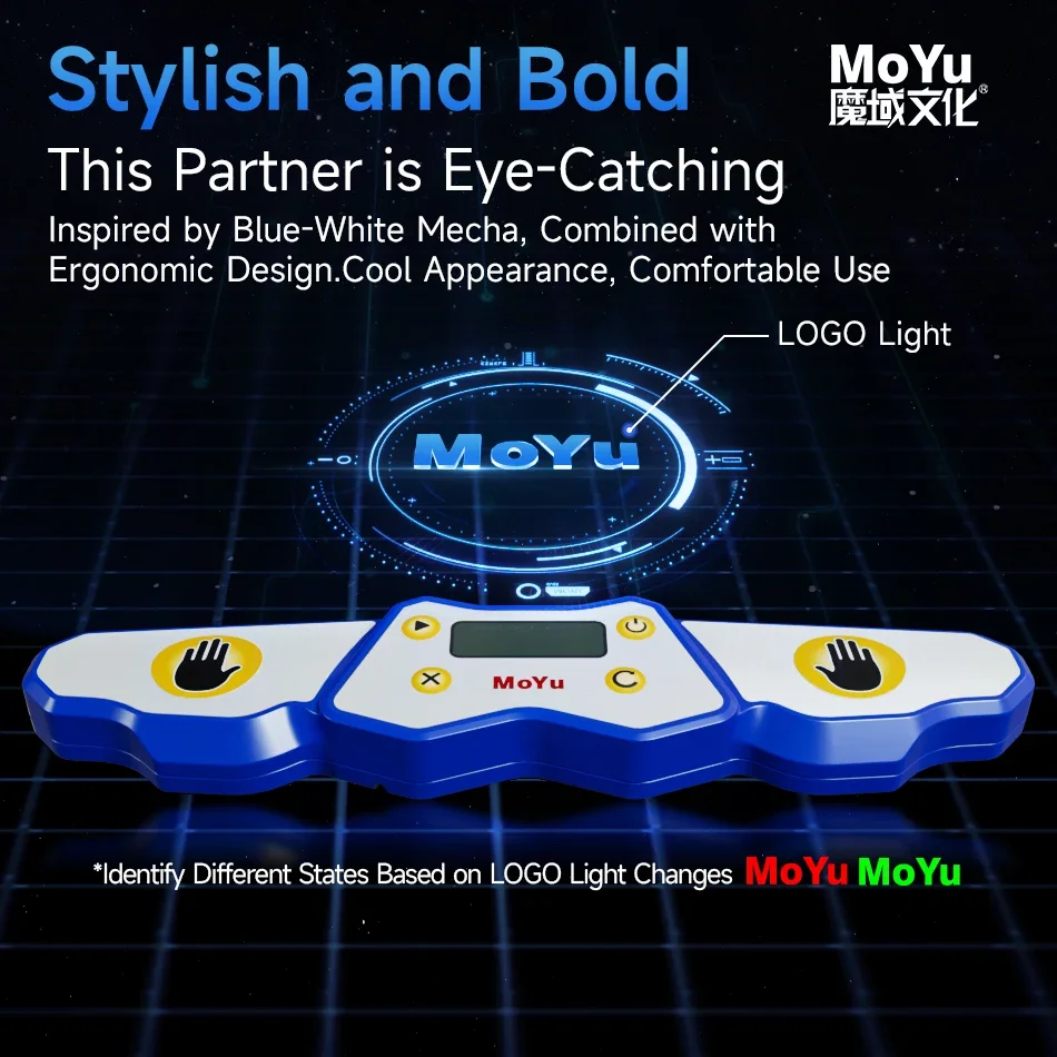 [JudyCube] Moyu AI Timer Large Display Specially Designed for Racing Competitions Moyu Timer Smart Professional Games