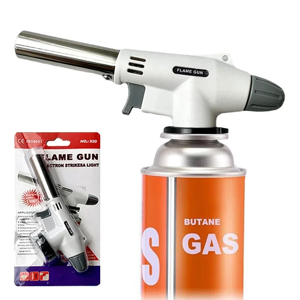 Portable Flame Gun Multifunctional Barbecue Torch Burner For Camping BBQ Desserts, Soldering, Cooking Heating Tool, Household fl